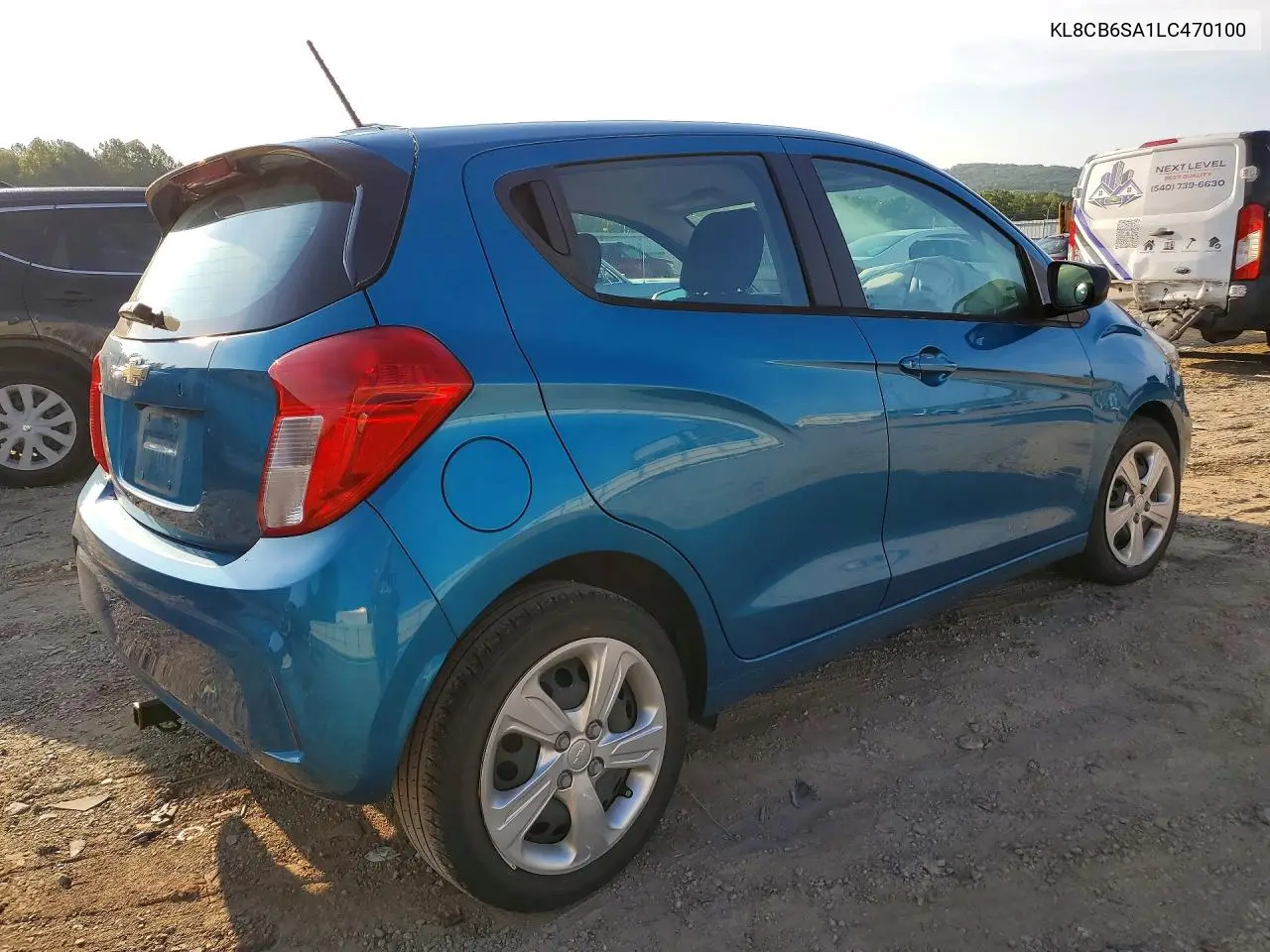 2020 Chevrolet Spark Ls VIN: KL8CB6SA1LC470100 Lot: 60608336