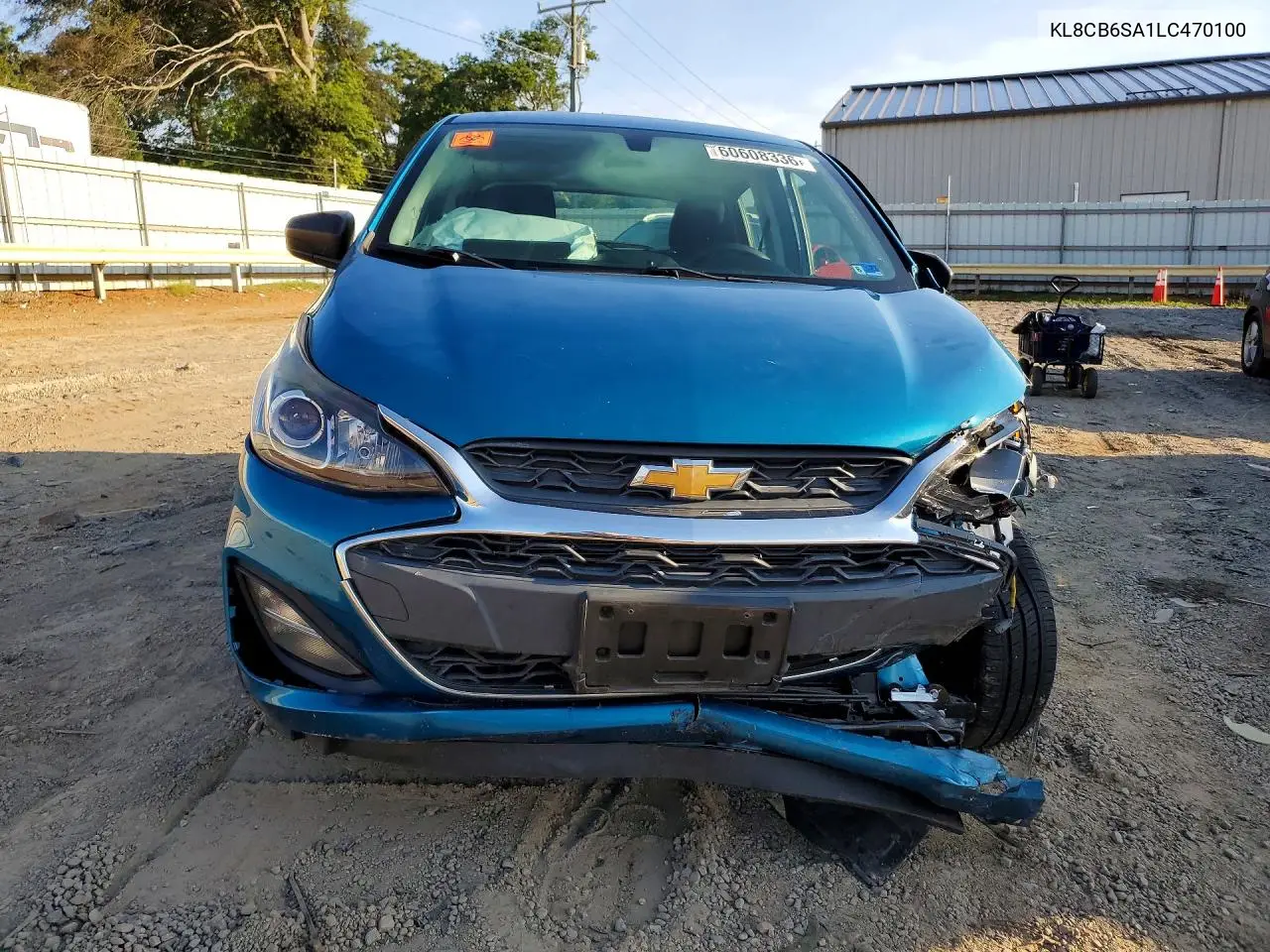 2020 Chevrolet Spark Ls VIN: KL8CB6SA1LC470100 Lot: 60608336