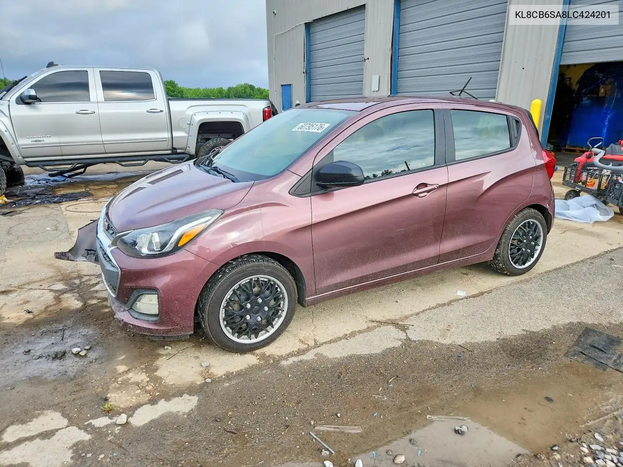 2020 Chevrolet Spark Ls VIN: KL8CB6SA8LC424201 Lot: 60795176