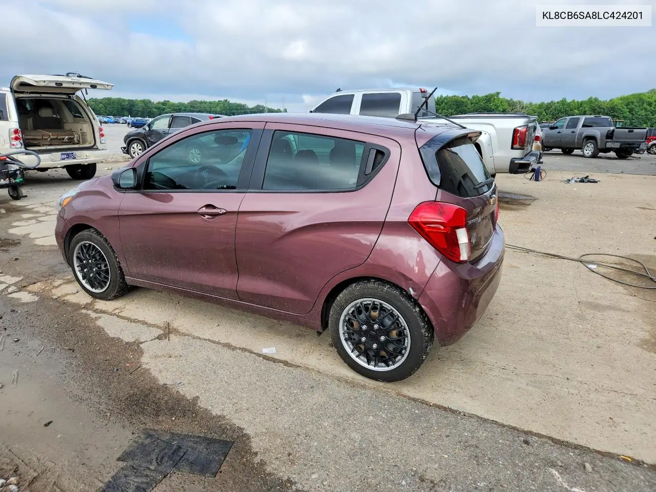 2020 Chevrolet Spark Ls VIN: KL8CB6SA8LC424201 Lot: 60795176
