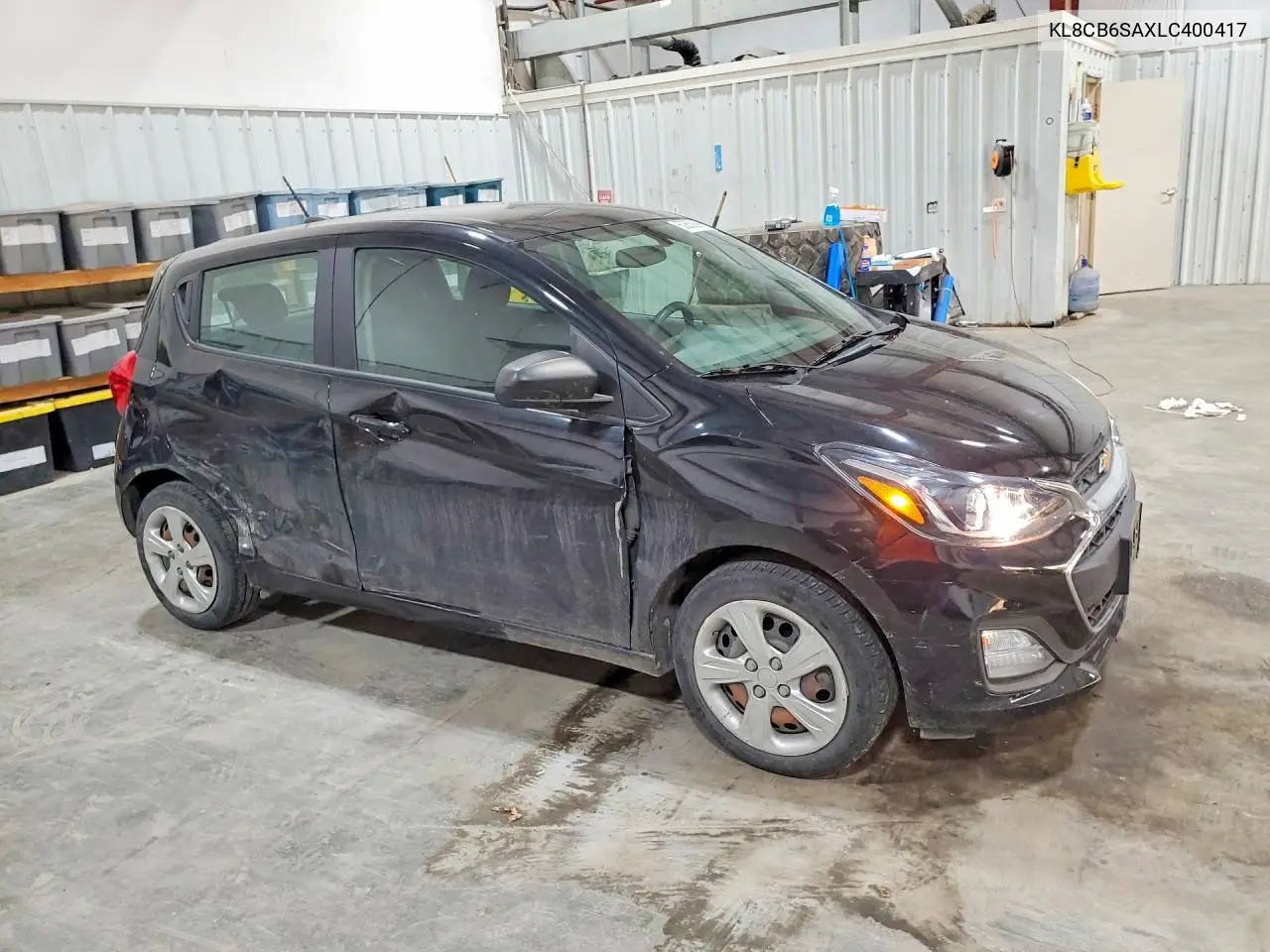 2020 Chevrolet Spark Ls VIN: KL8CB6SAXLC400417 Lot: 60859096