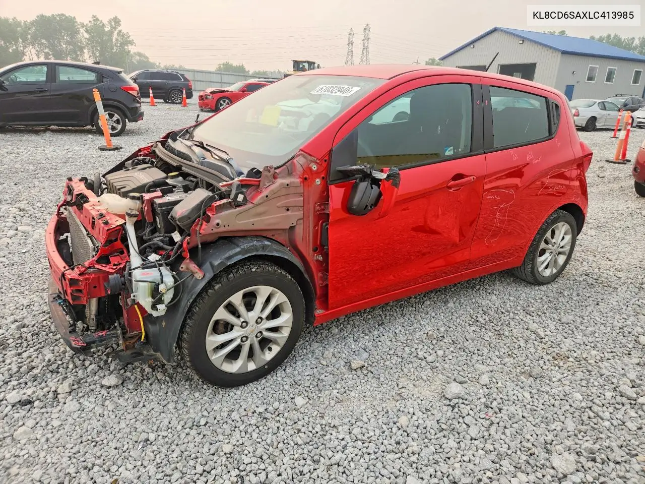 2020 Chevrolet Spark 1Lt VIN: KL8CD6SAXLC413985 Lot: 61032946