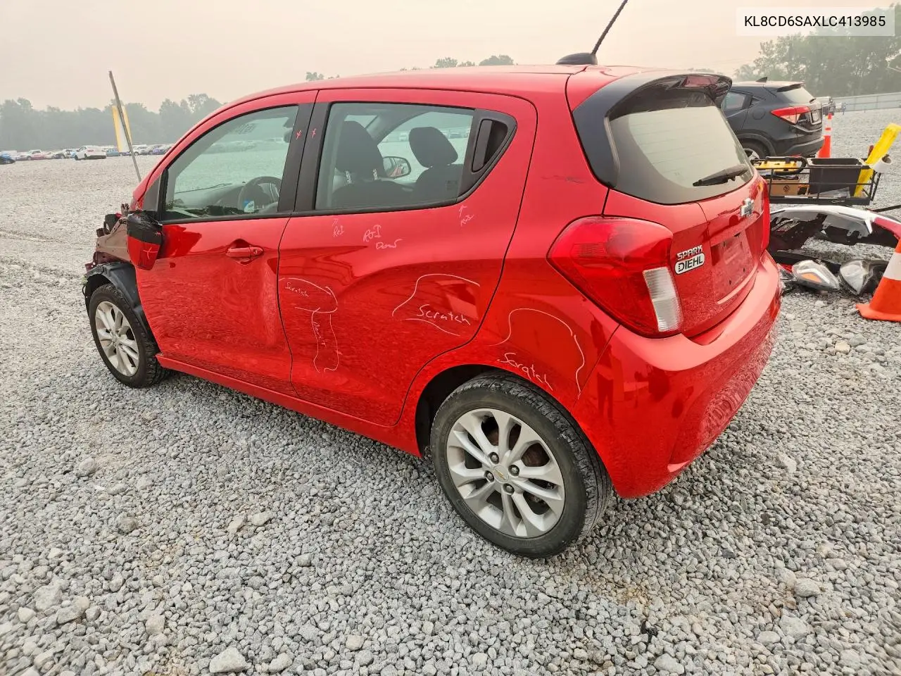 2020 Chevrolet Spark 1Lt VIN: KL8CD6SAXLC413985 Lot: 61032946