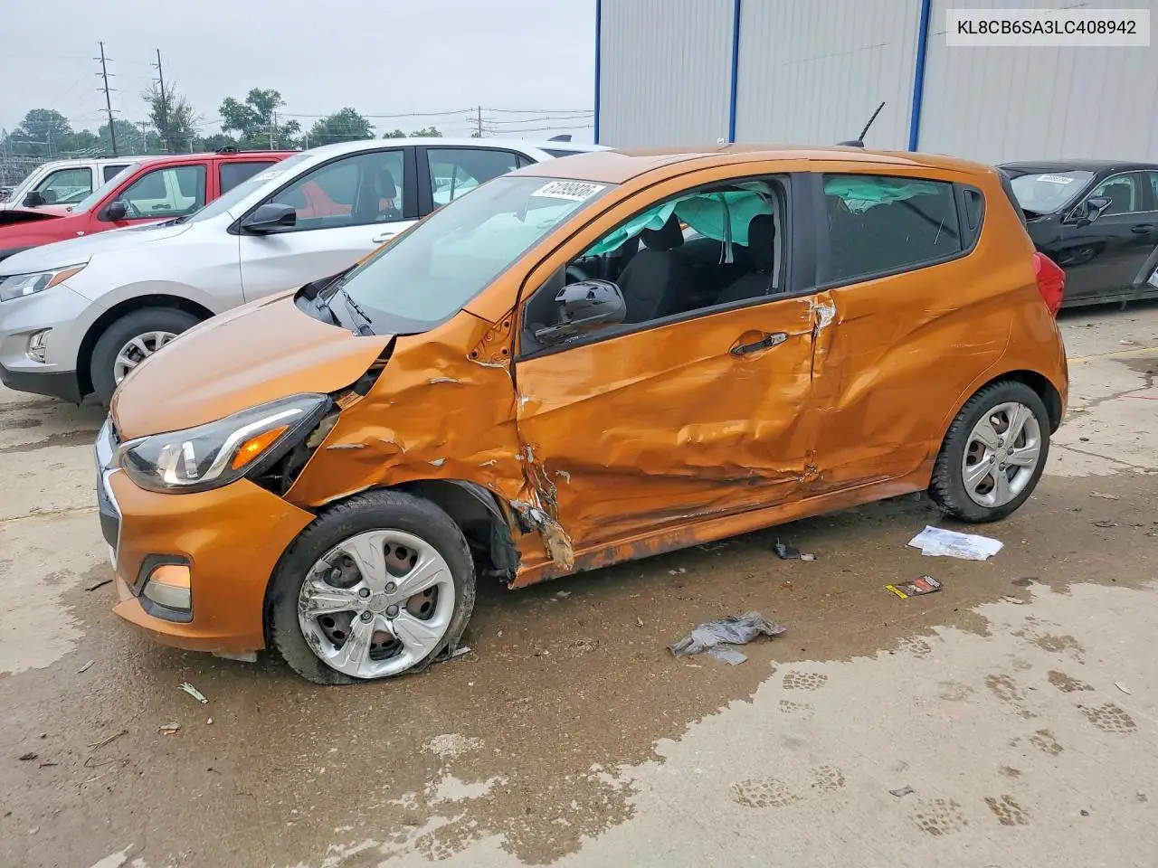 2020 Chevrolet Spark Ls VIN: KL8CB6SA3LC408942 Lot: 61299836