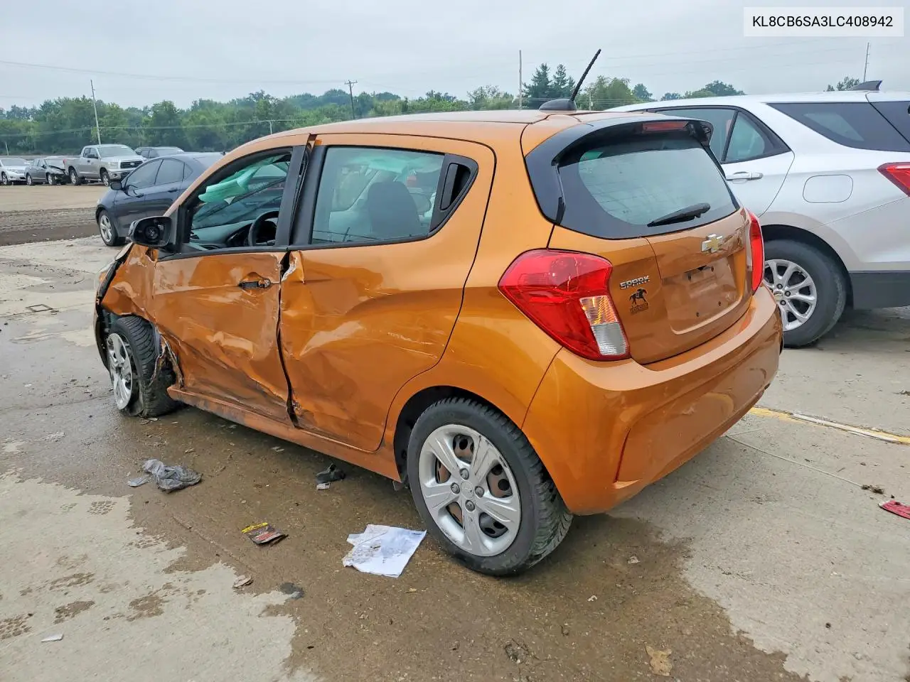 2020 Chevrolet Spark Ls VIN: KL8CB6SA3LC408942 Lot: 61299836
