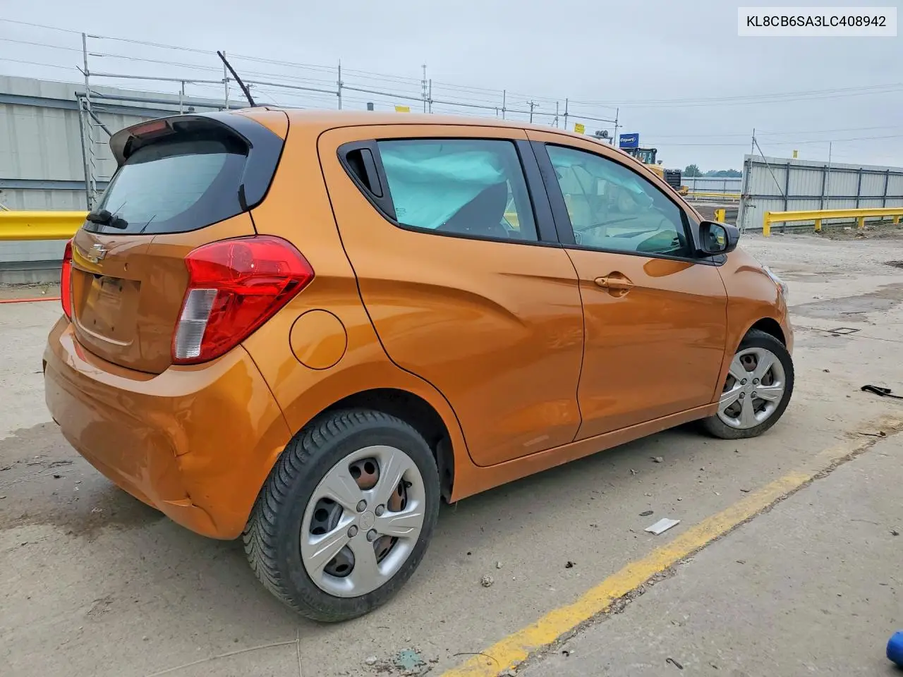 2020 Chevrolet Spark Ls VIN: KL8CB6SA3LC408942 Lot: 61299836