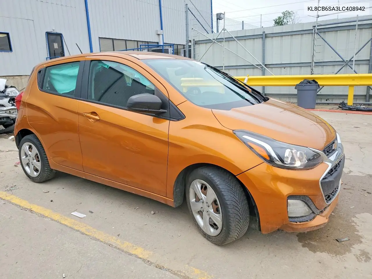 2020 Chevrolet Spark Ls VIN: KL8CB6SA3LC408942 Lot: 61299836