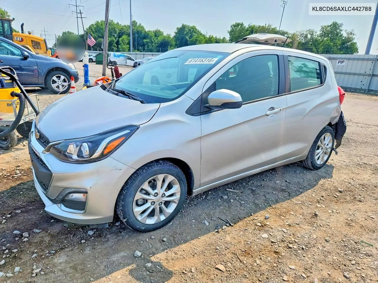 2020 Chevrolet Spark 1Lt VIN: KL8CD6SAXLC442788 Lot: 61416316