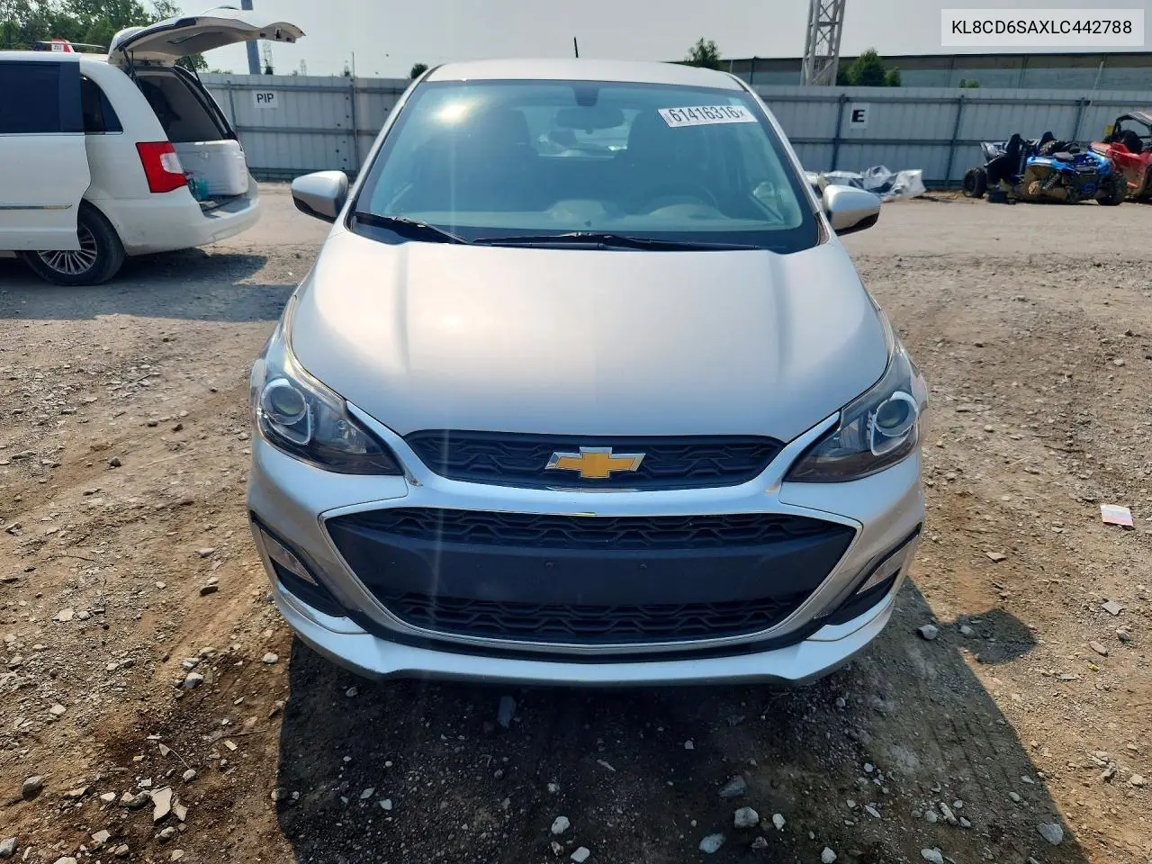 2020 Chevrolet Spark 1Lt VIN: KL8CD6SAXLC442788 Lot: 61416316
