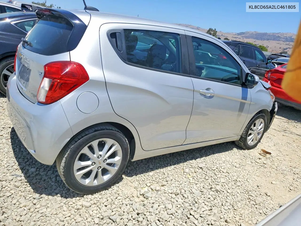 2020 Chevrolet Spark 1Lt VIN: KL8CD6SA2LC461805 Lot: 61560656