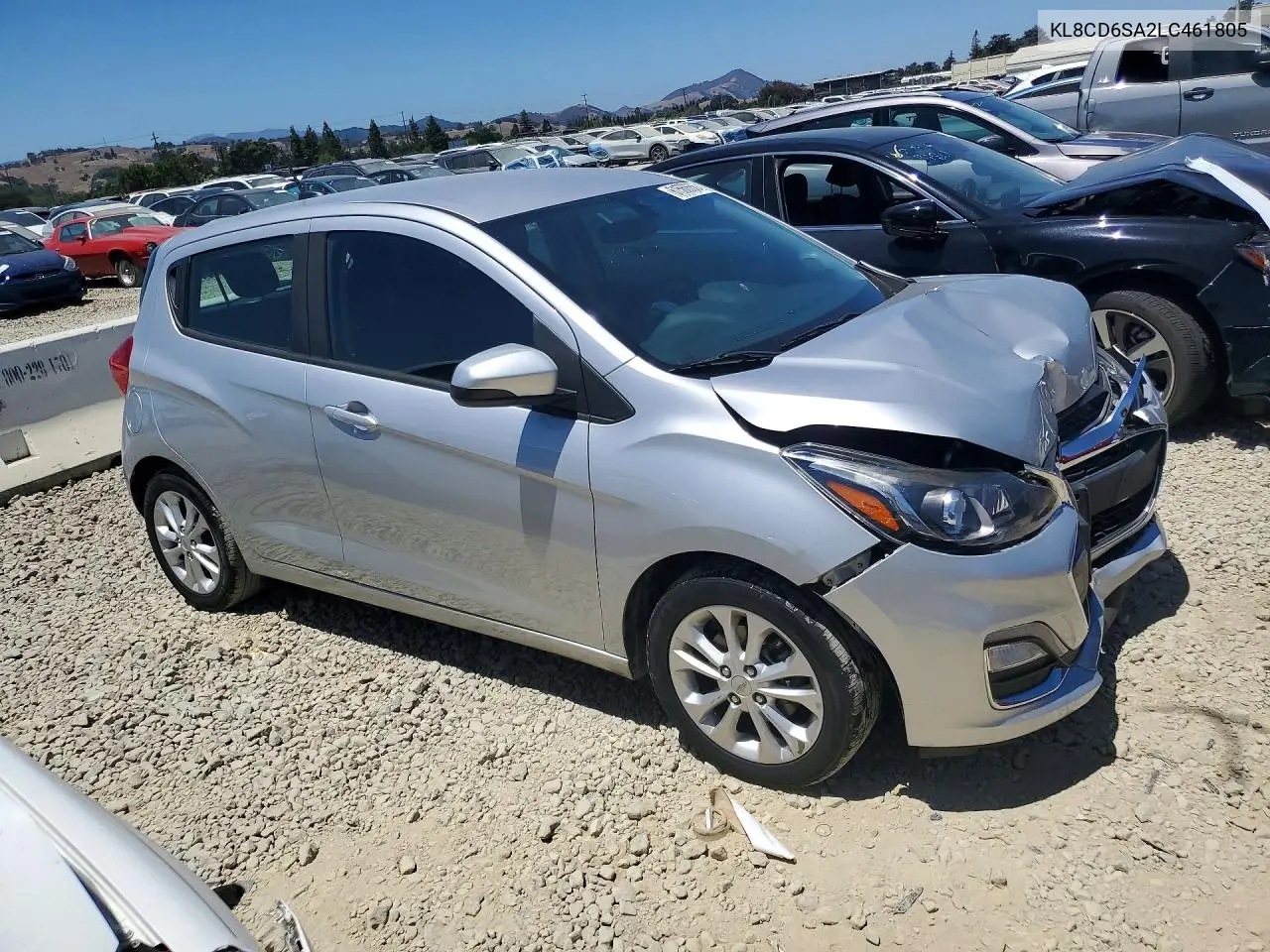 2020 Chevrolet Spark 1Lt VIN: KL8CD6SA2LC461805 Lot: 61560656