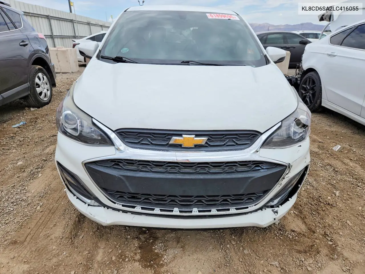 2020 Chevrolet Spark 1Lt VIN: KL8CD6SA2LC416055 Lot: 61899696