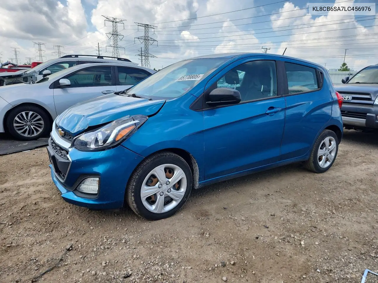 2020 Chevrolet Spark Ls VIN: KL8CB6SA7LC456976 Lot: 85770805