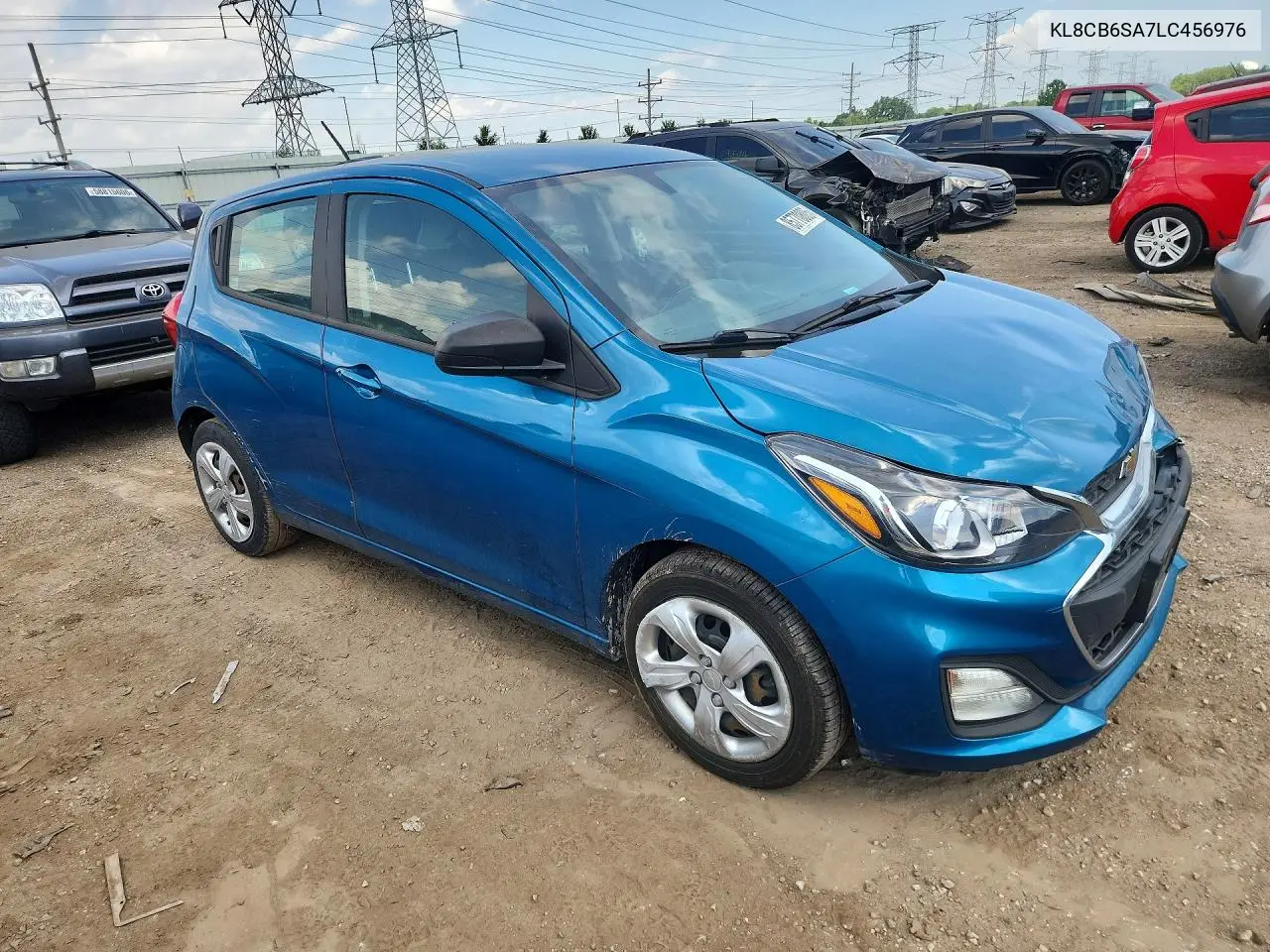 2020 Chevrolet Spark Ls VIN: KL8CB6SA7LC456976 Lot: 85770805