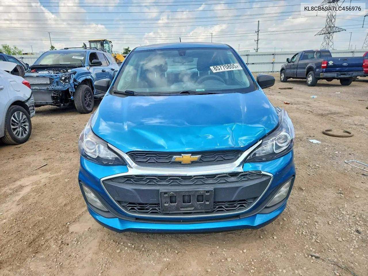 2020 Chevrolet Spark Ls VIN: KL8CB6SA7LC456976 Lot: 85770805