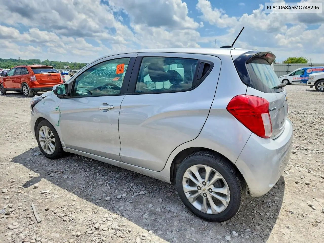 2021 Chevrolet Spark 1Lt VIN: KL8CD6SA5MC748296 Lot: 56156806
