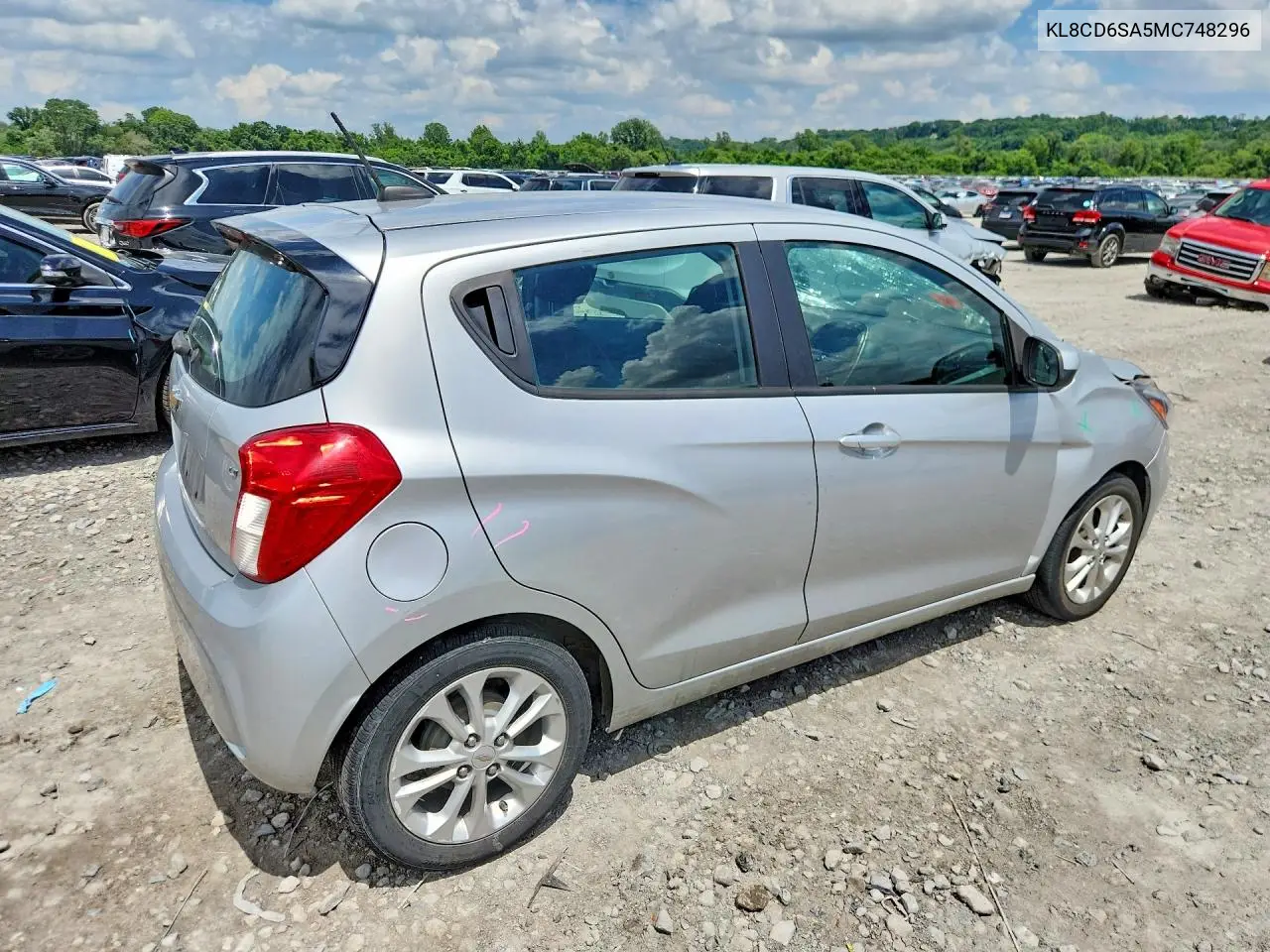2021 Chevrolet Spark 1Lt VIN: KL8CD6SA5MC748296 Lot: 56156806