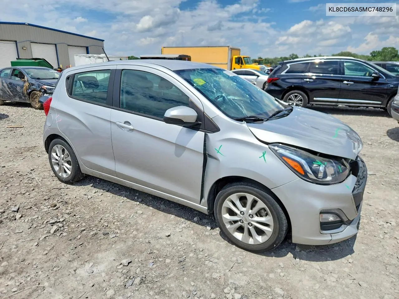 2021 Chevrolet Spark 1Lt VIN: KL8CD6SA5MC748296 Lot: 56156806