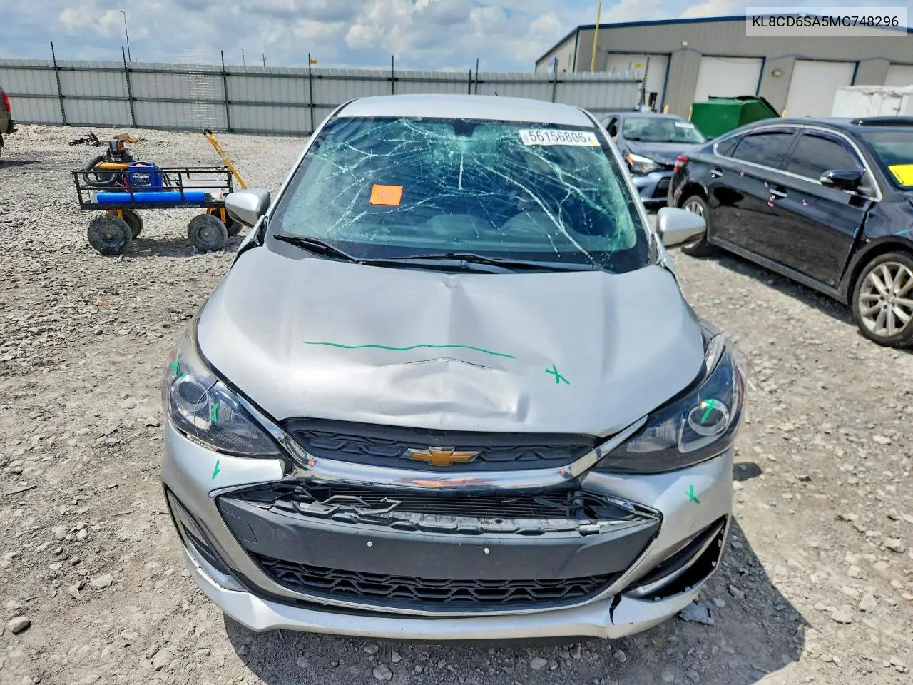 2021 Chevrolet Spark 1Lt VIN: KL8CD6SA5MC748296 Lot: 56156806