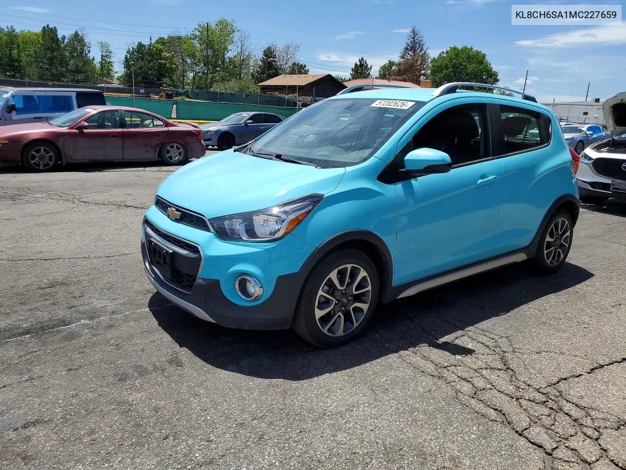 2021 Chevrolet Spark Activ VIN: KL8CH6SA1MC227659 Lot: 57202626
