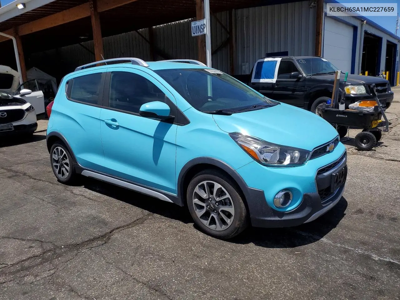 2021 Chevrolet Spark Activ VIN: KL8CH6SA1MC227659 Lot: 57202626