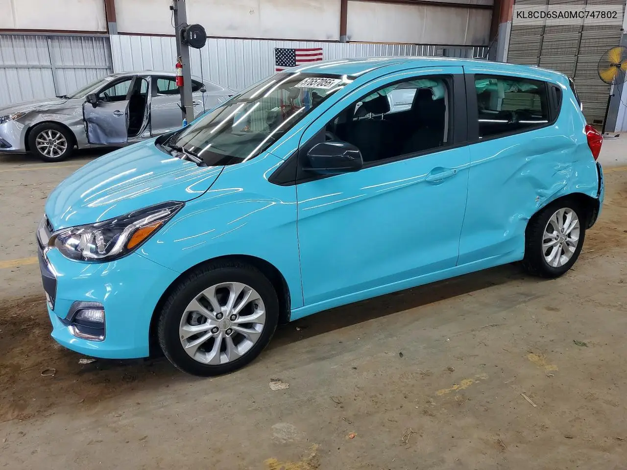 2021 Chevrolet Spark 1Lt VIN: KL8CD6SA0MC747802 Lot: 57657056