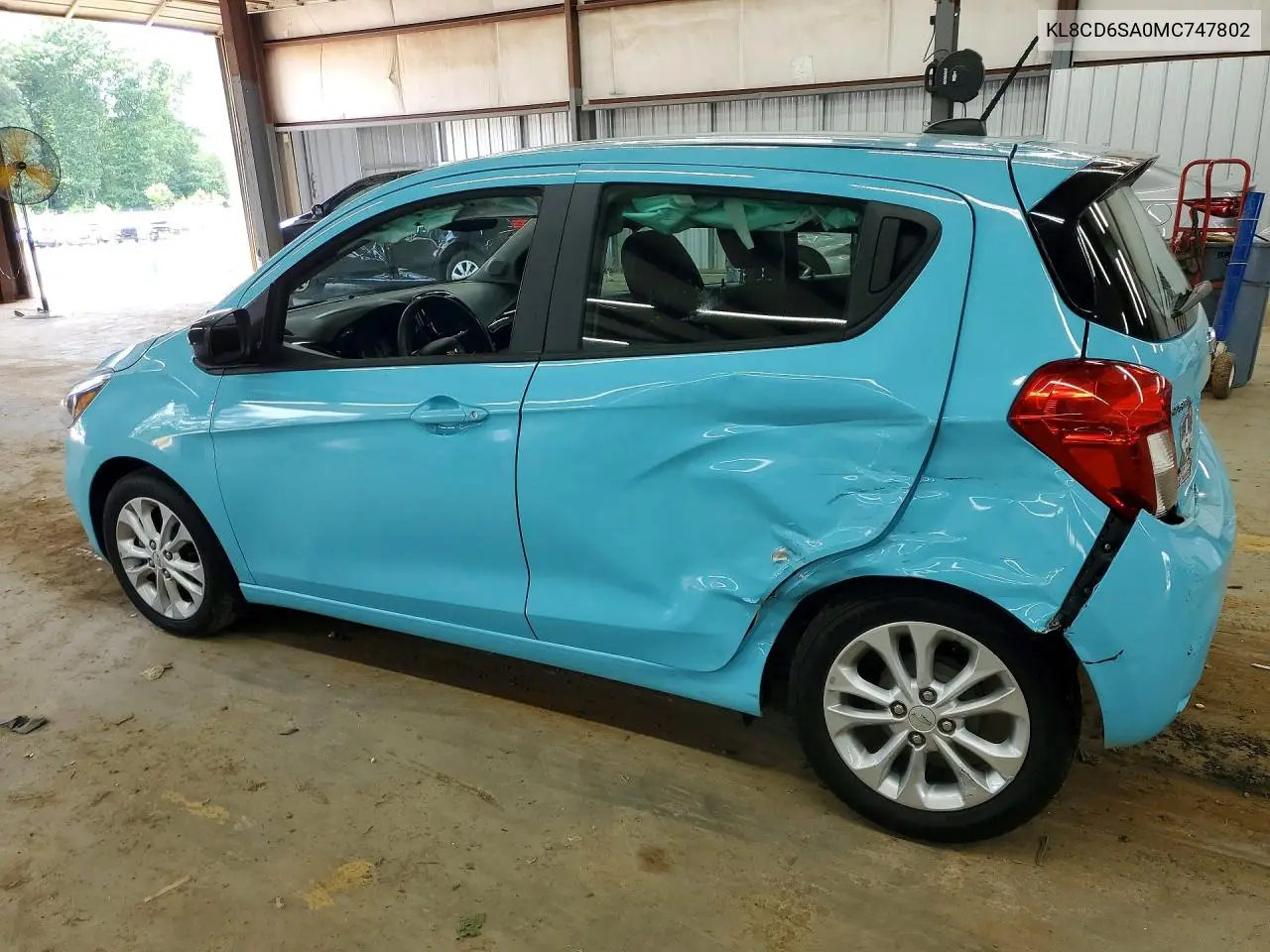 2021 Chevrolet Spark 1Lt VIN: KL8CD6SA0MC747802 Lot: 57657056