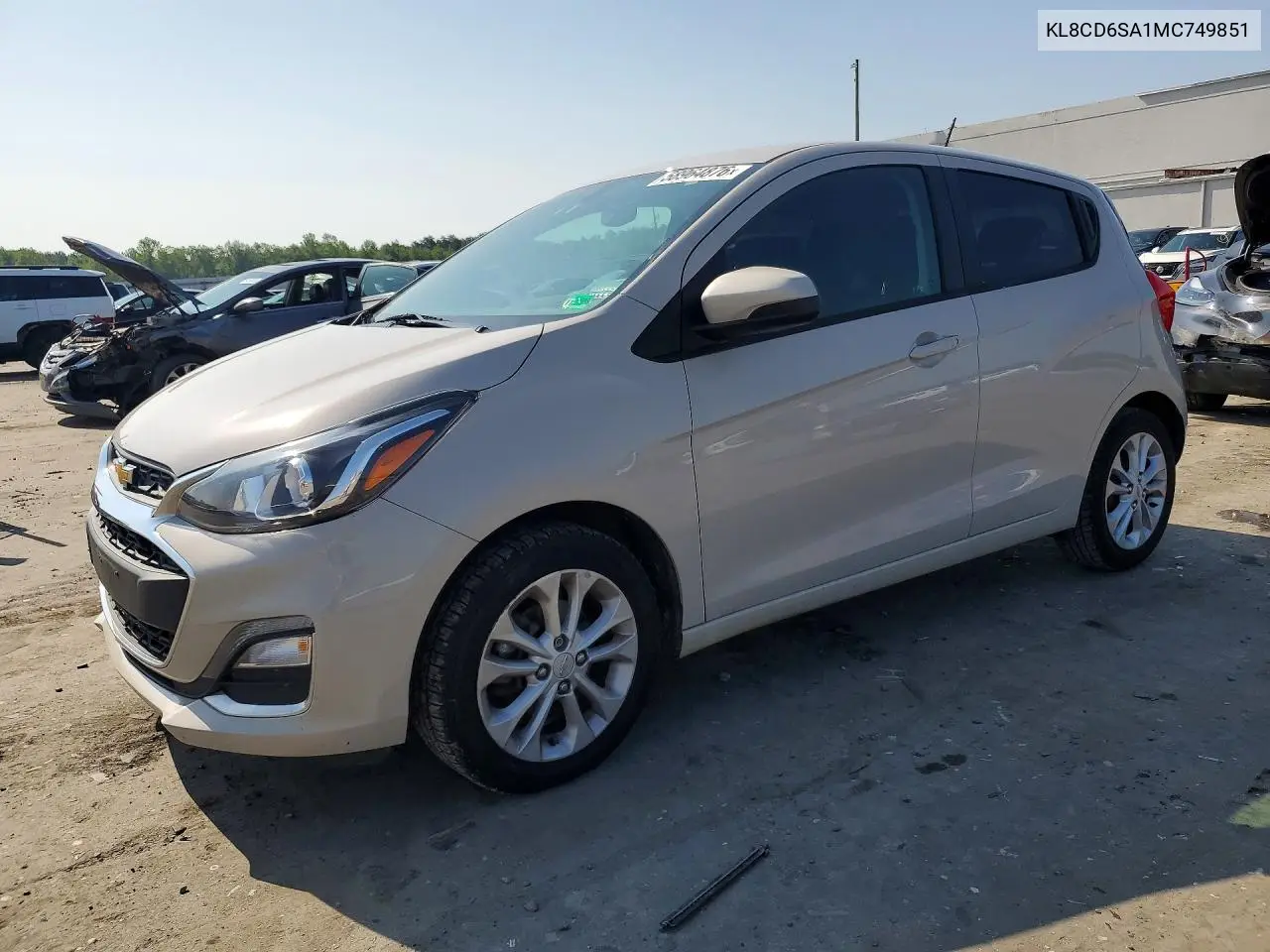 2021 Chevrolet Spark 1Lt VIN: KL8CD6SA1MC749851 Lot: 58964876