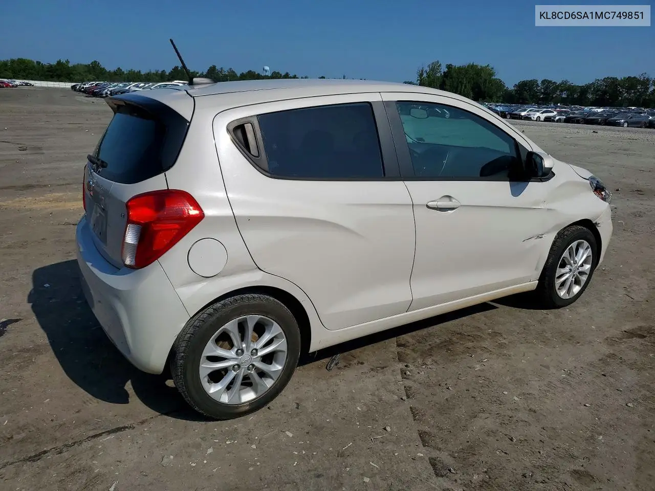 2021 Chevrolet Spark 1Lt VIN: KL8CD6SA1MC749851 Lot: 58964876
