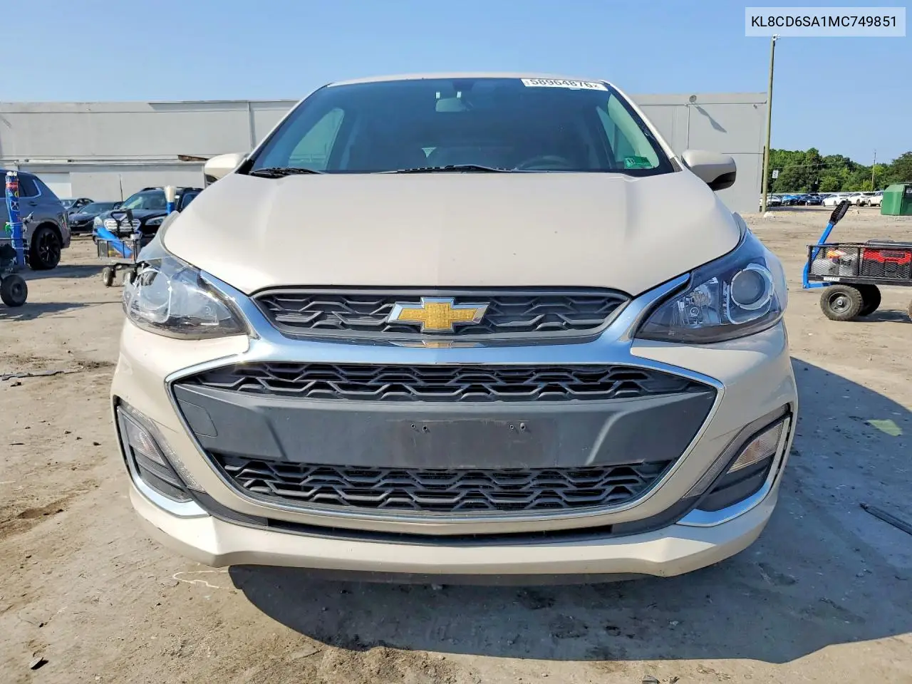 2021 Chevrolet Spark 1Lt VIN: KL8CD6SA1MC749851 Lot: 58964876