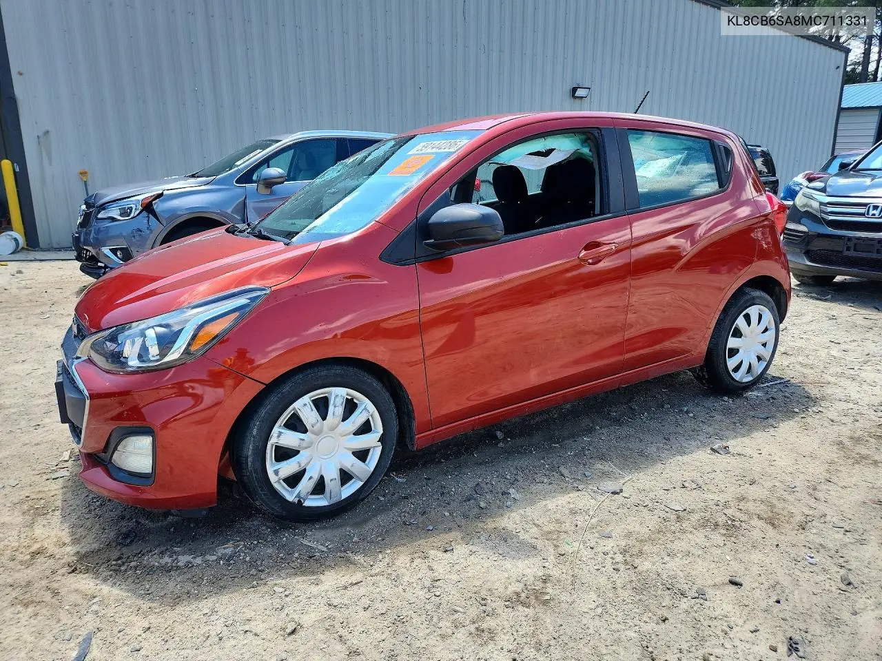 2021 Chevrolet Spark Ls VIN: KL8CB6SA8MC711331 Lot: 59144286