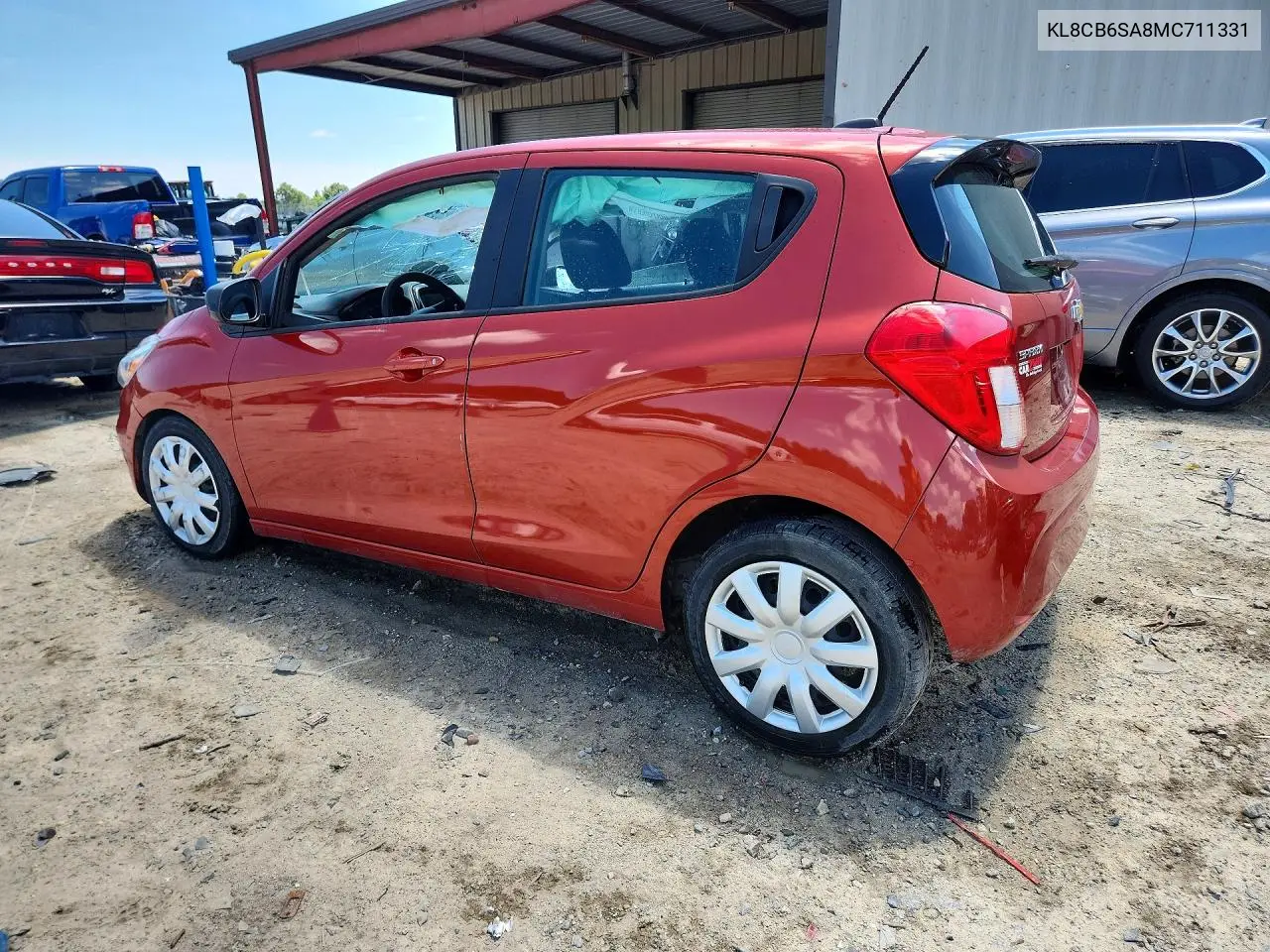 2021 Chevrolet Spark Ls VIN: KL8CB6SA8MC711331 Lot: 59144286