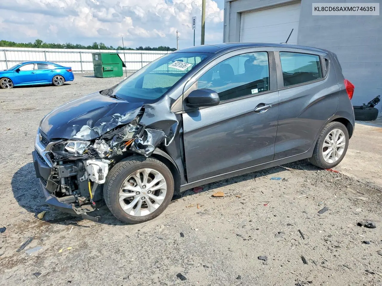 2021 Chevrolet Spark 1Lt VIN: KL8CD6SAXMC746351 Lot: 59281636