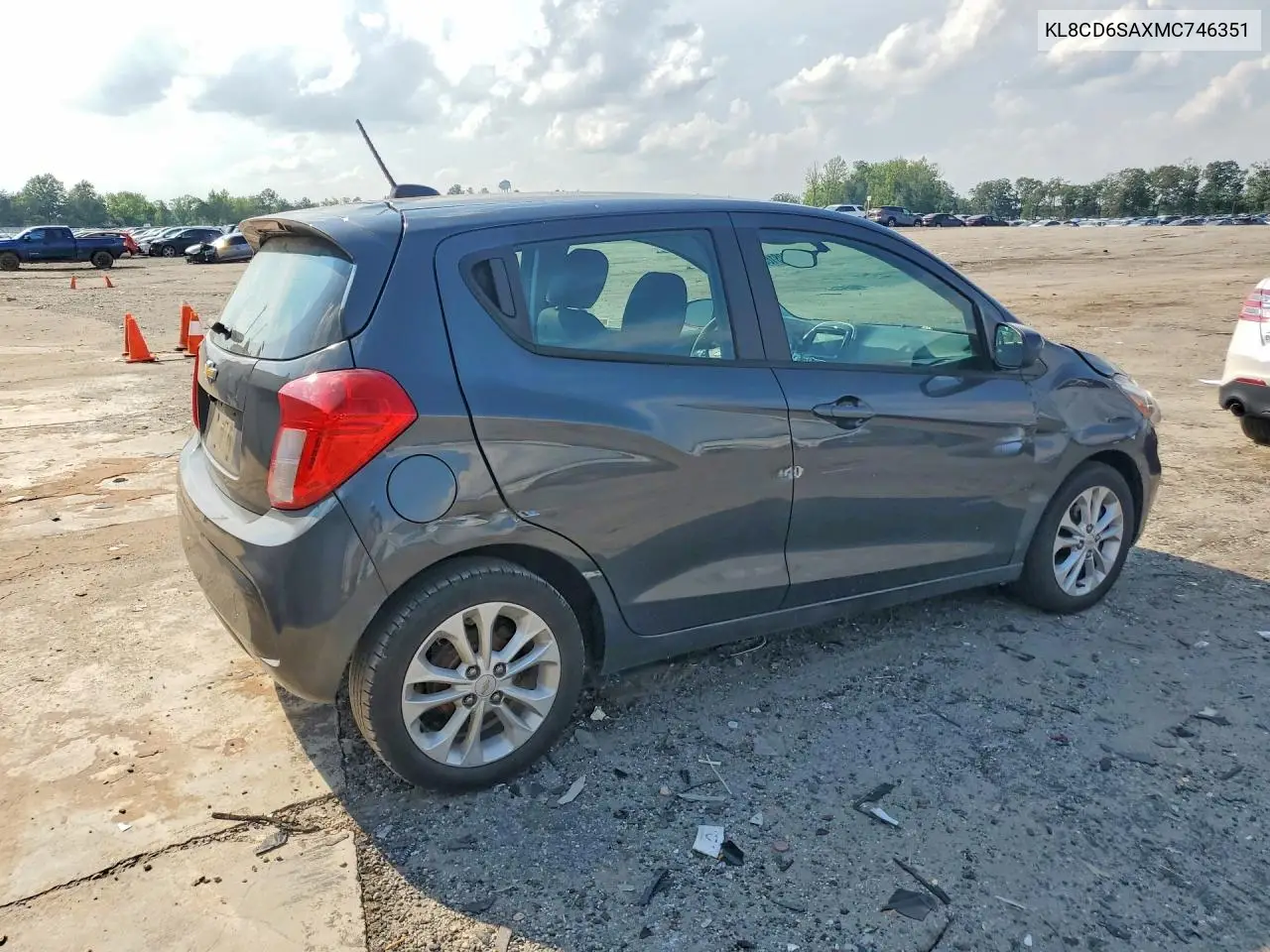 2021 Chevrolet Spark 1Lt VIN: KL8CD6SAXMC746351 Lot: 59281636