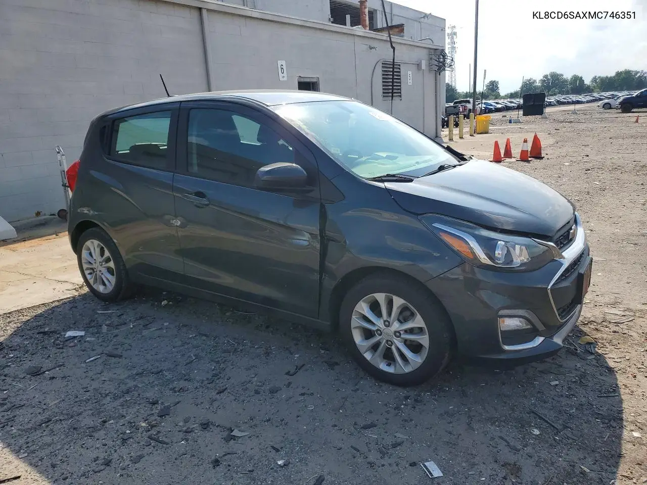 2021 Chevrolet Spark 1Lt VIN: KL8CD6SAXMC746351 Lot: 59281636