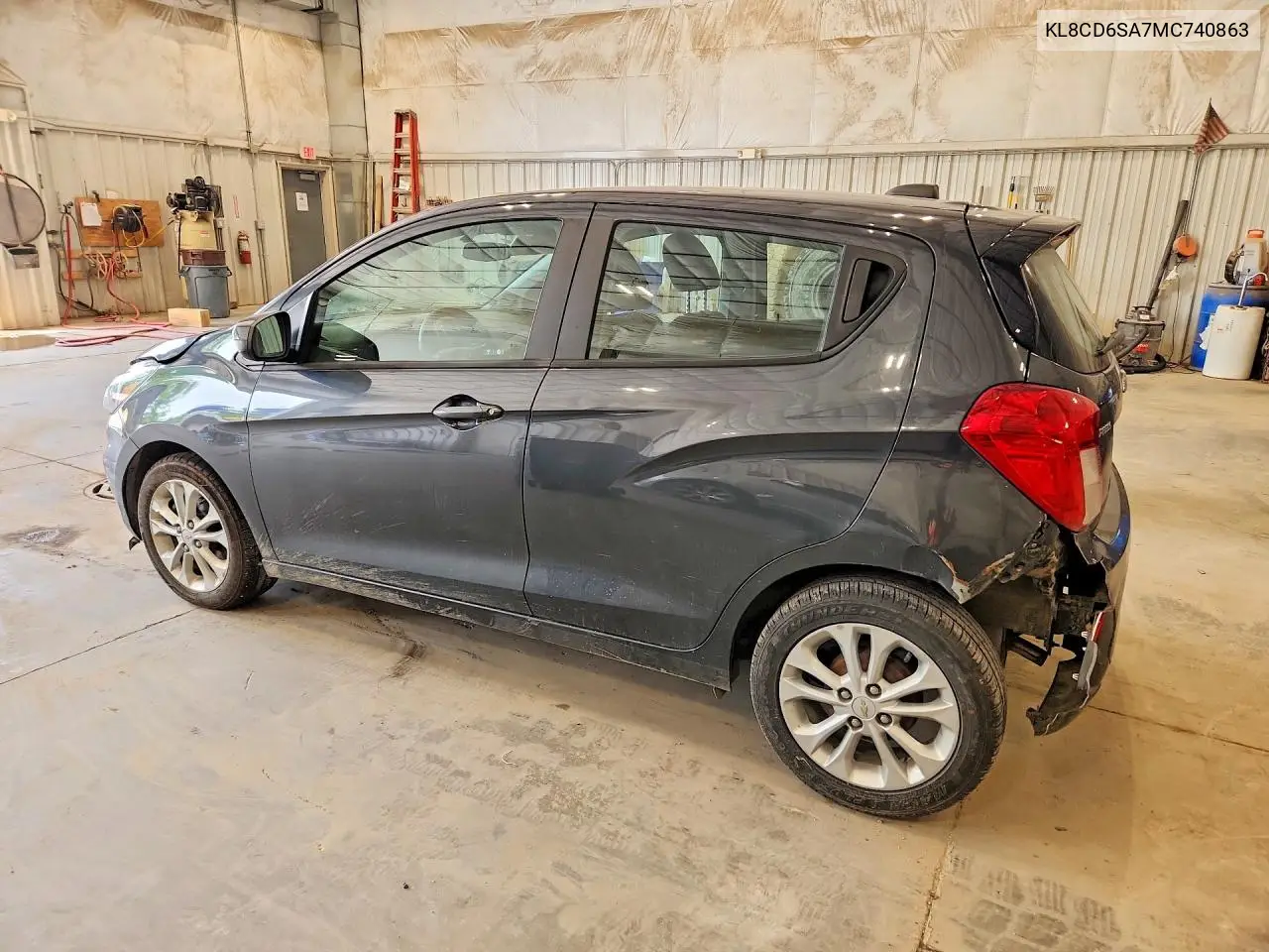 2021 Chevrolet Spark 1Lt VIN: KL8CD6SA7MC740863 Lot: 59639406