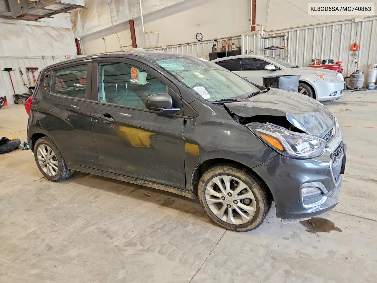 2021 Chevrolet Spark 1Lt VIN: KL8CD6SA7MC740863 Lot: 59639406
