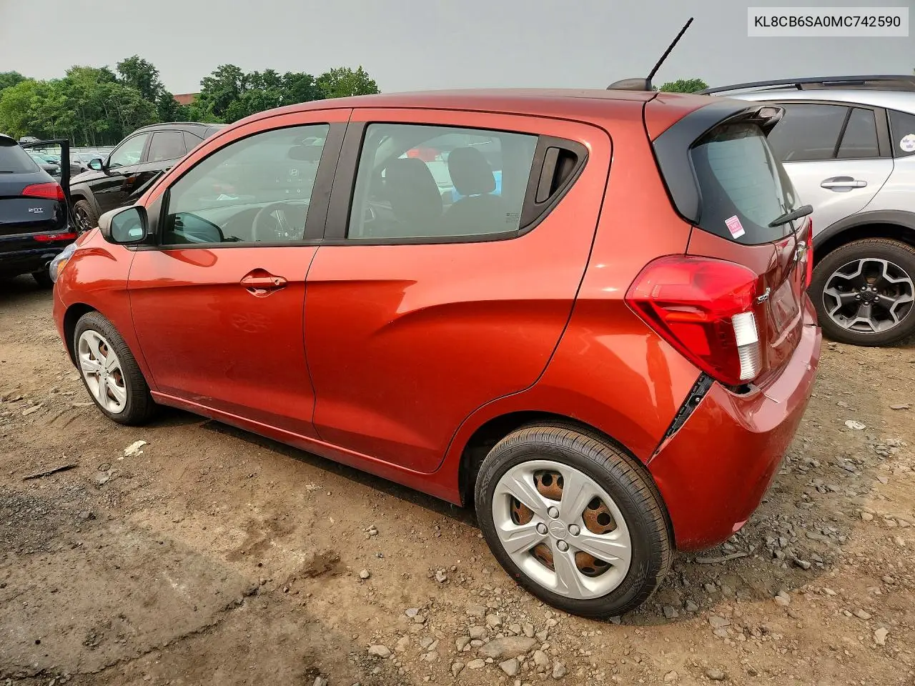 2021 Chevrolet Spark Ls VIN: KL8CB6SA0MC742590 Lot: 59702026