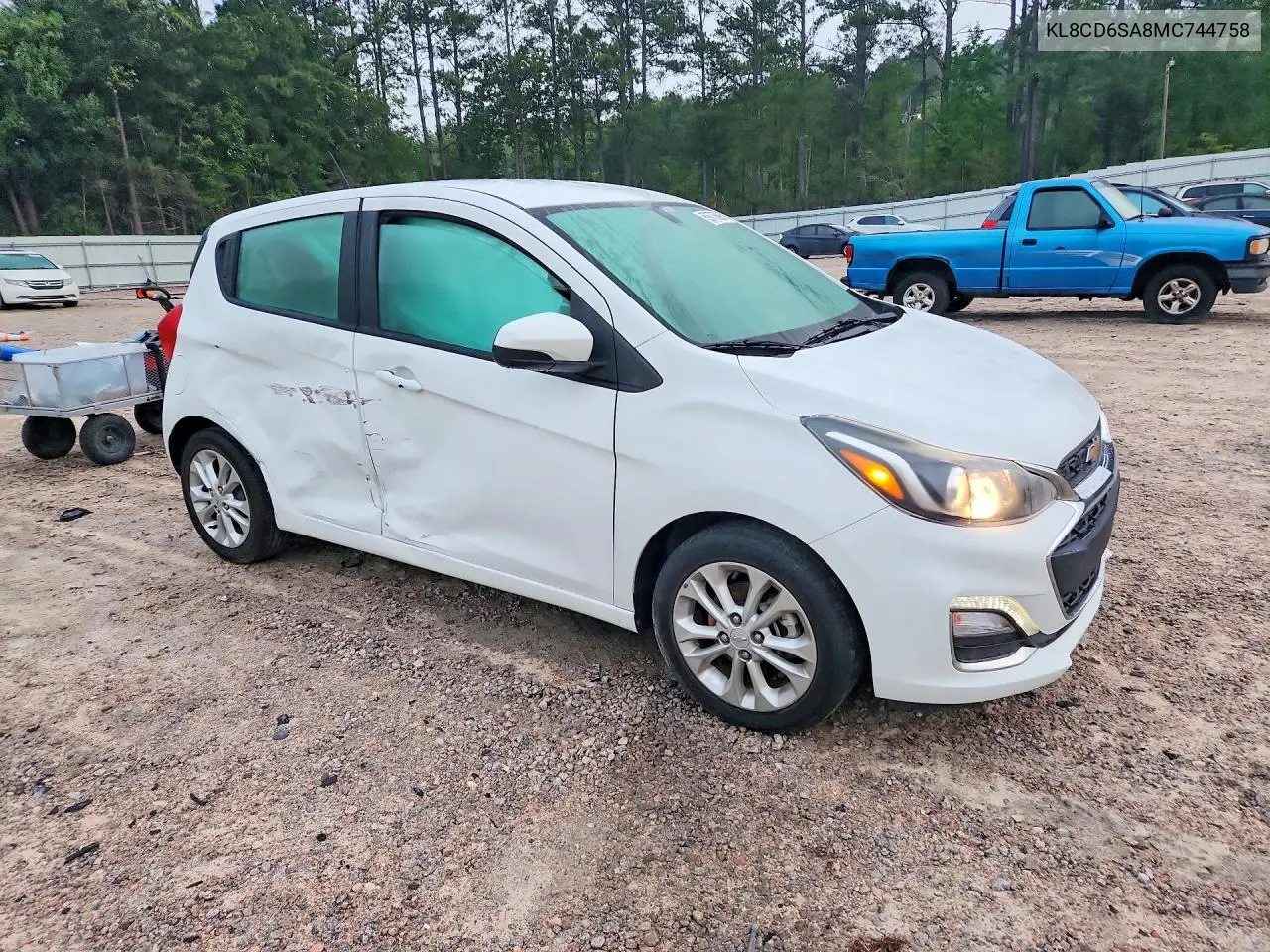 2021 Chevrolet Spark 1Lt VIN: KL8CD6SA8MC744758 Lot: 59775696