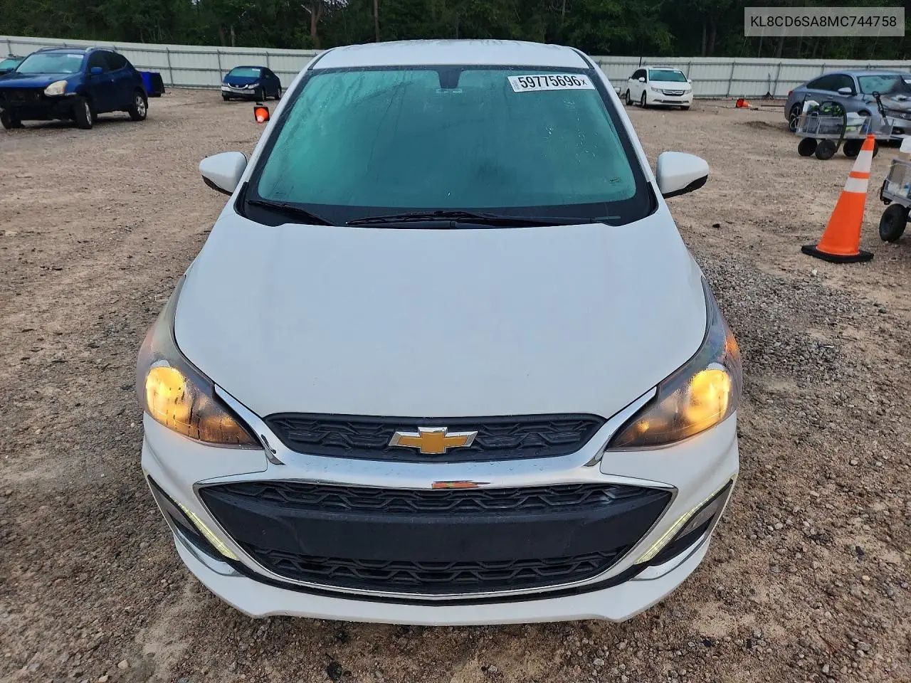 2021 Chevrolet Spark 1Lt VIN: KL8CD6SA8MC744758 Lot: 59775696