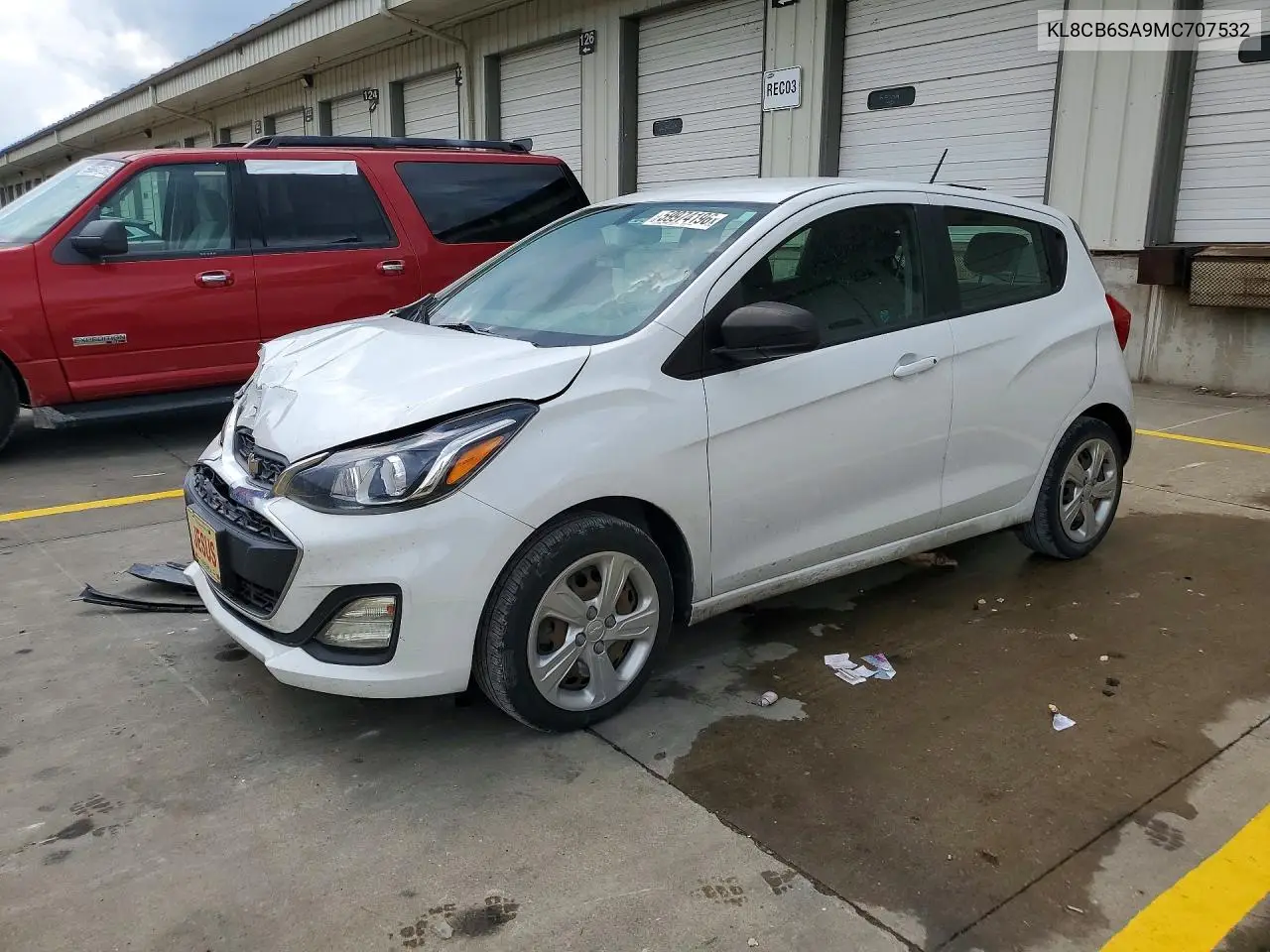 2021 Chevrolet Spark Ls VIN: KL8CB6SA9MC707532 Lot: 59974196