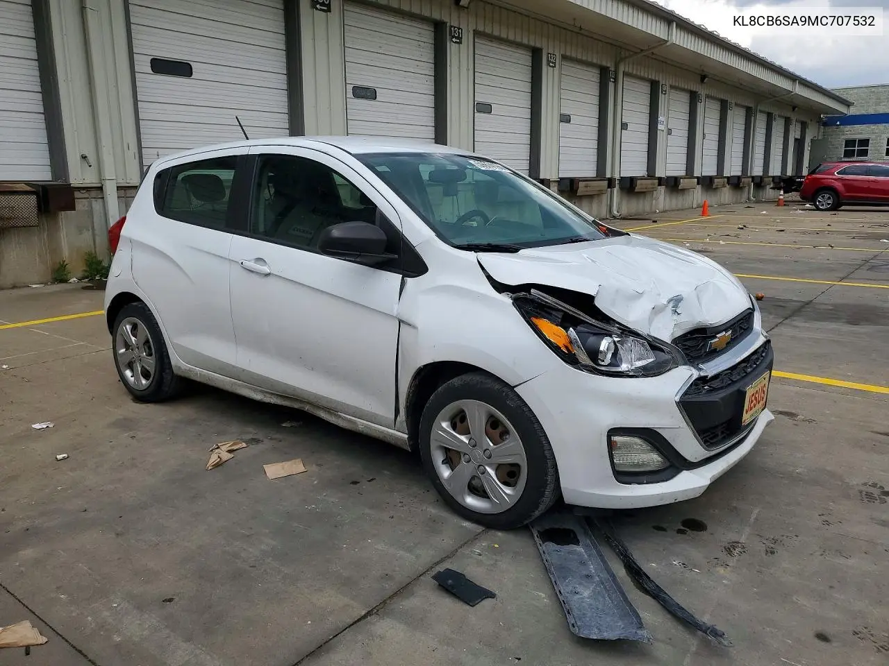 2021 Chevrolet Spark Ls VIN: KL8CB6SA9MC707532 Lot: 59974196