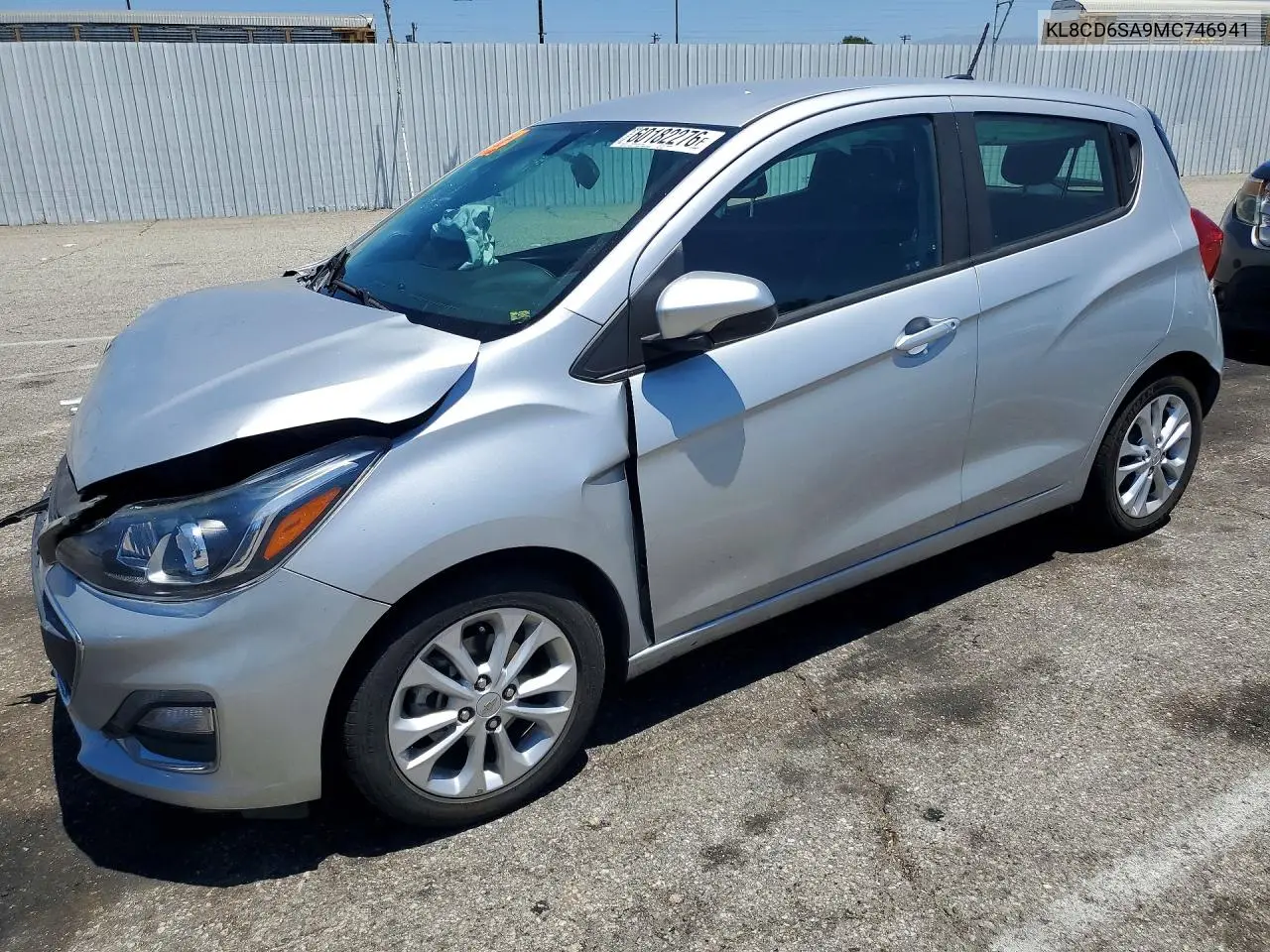 2021 Chevrolet Spark 1Lt VIN: KL8CD6SA9MC746941 Lot: 60182276