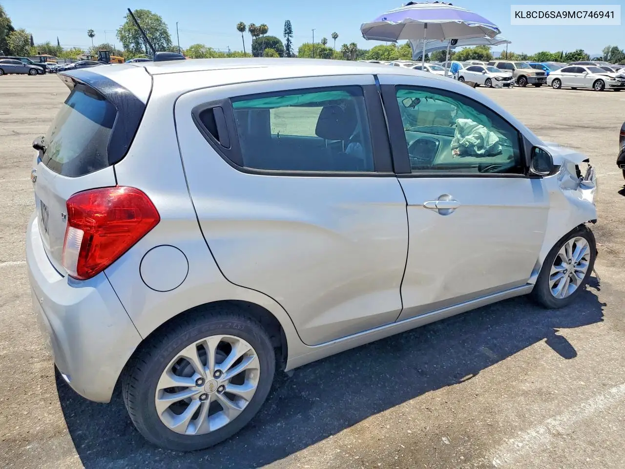 2021 Chevrolet Spark 1Lt VIN: KL8CD6SA9MC746941 Lot: 60182276