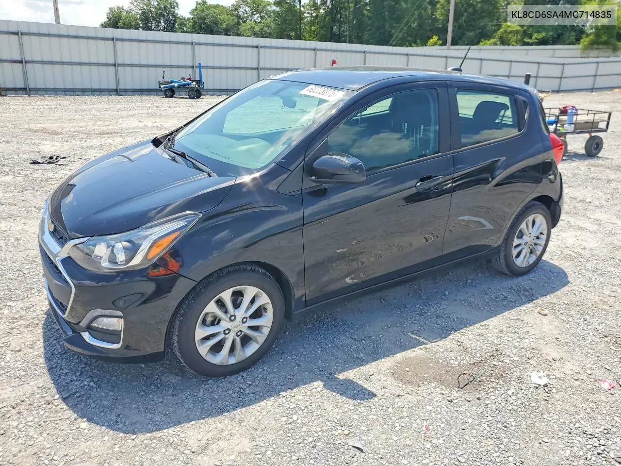 2021 Chevrolet Spark 1Lt VIN: KL8CD6SA4MC714835 Lot: 60228076