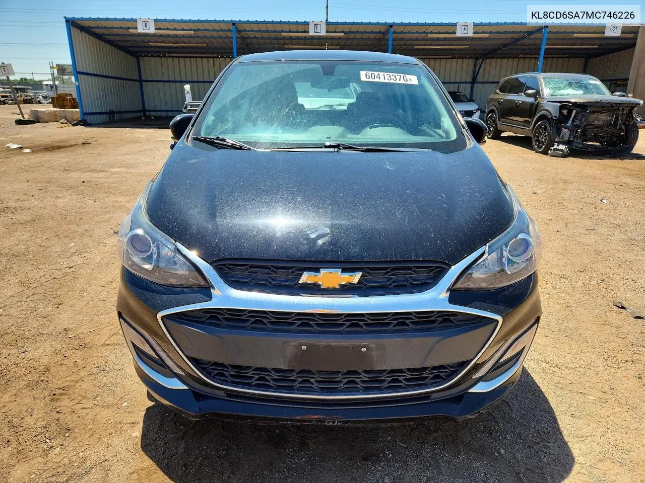 2021 Chevrolet Spark 1Lt VIN: KL8CD6SA7MC746226 Lot: 60413376