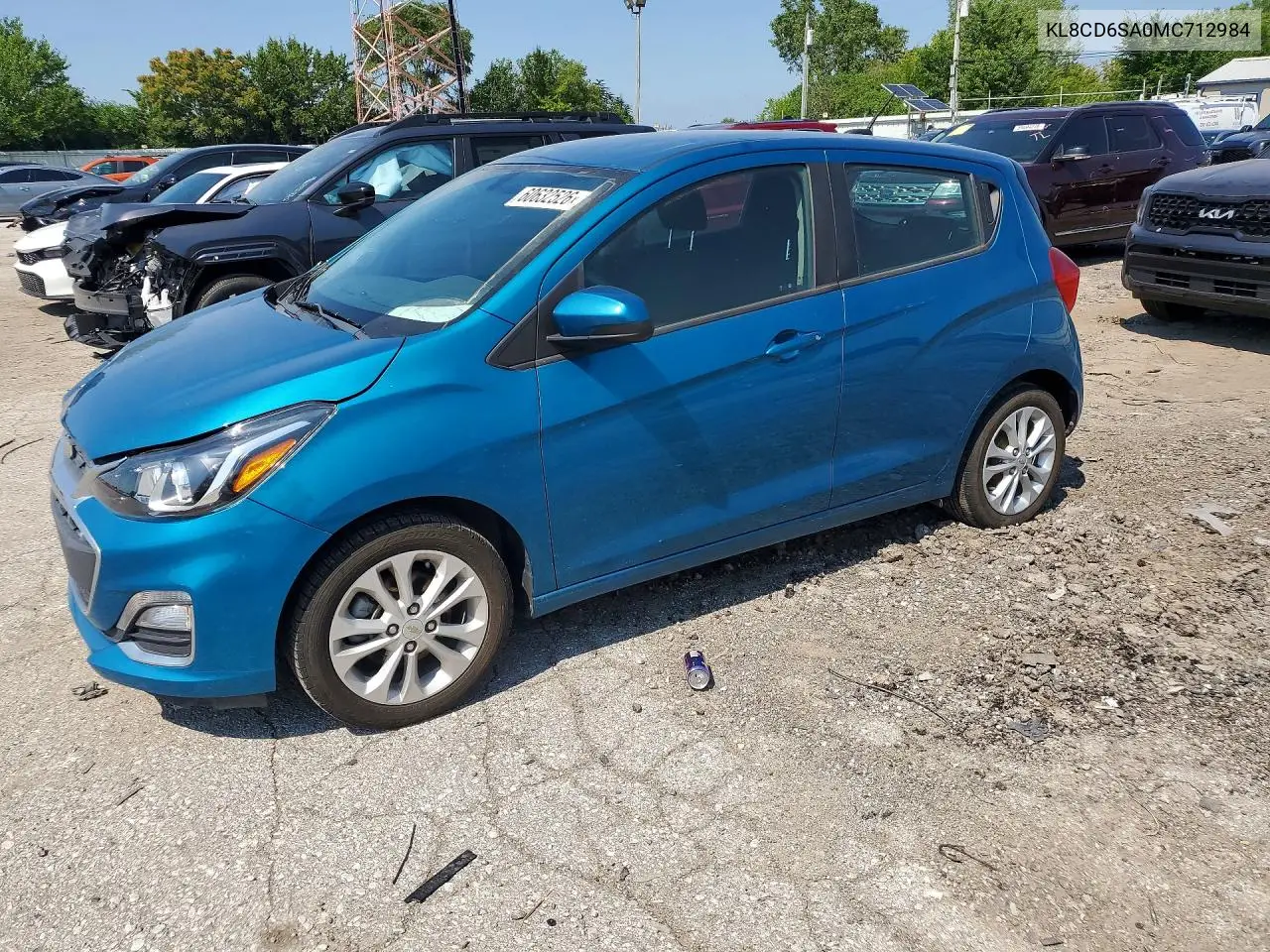 2021 Chevrolet Spark 1Lt VIN: KL8CD6SA0MC712984 Lot: 60632526