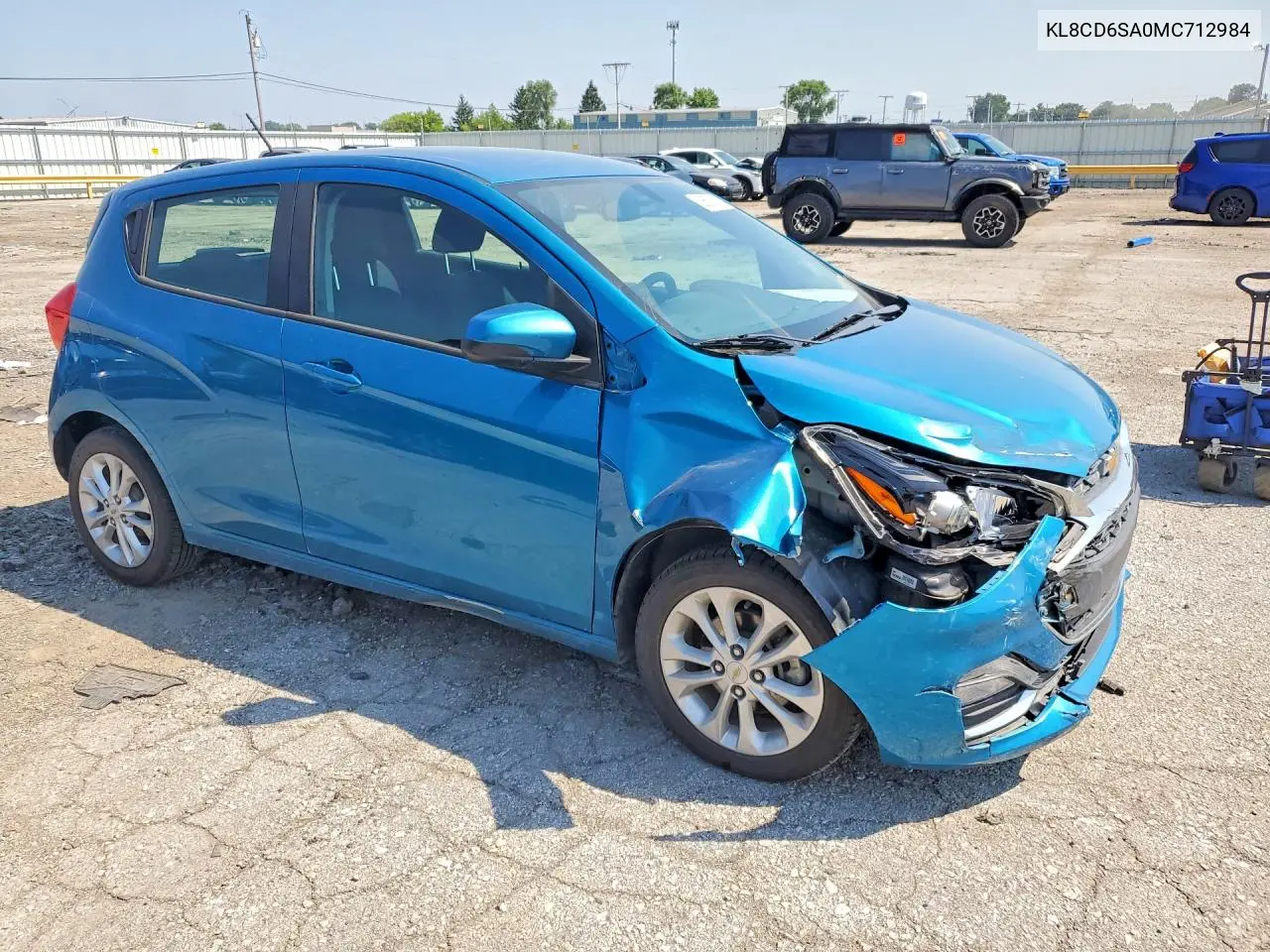 2021 Chevrolet Spark 1Lt VIN: KL8CD6SA0MC712984 Lot: 60632526