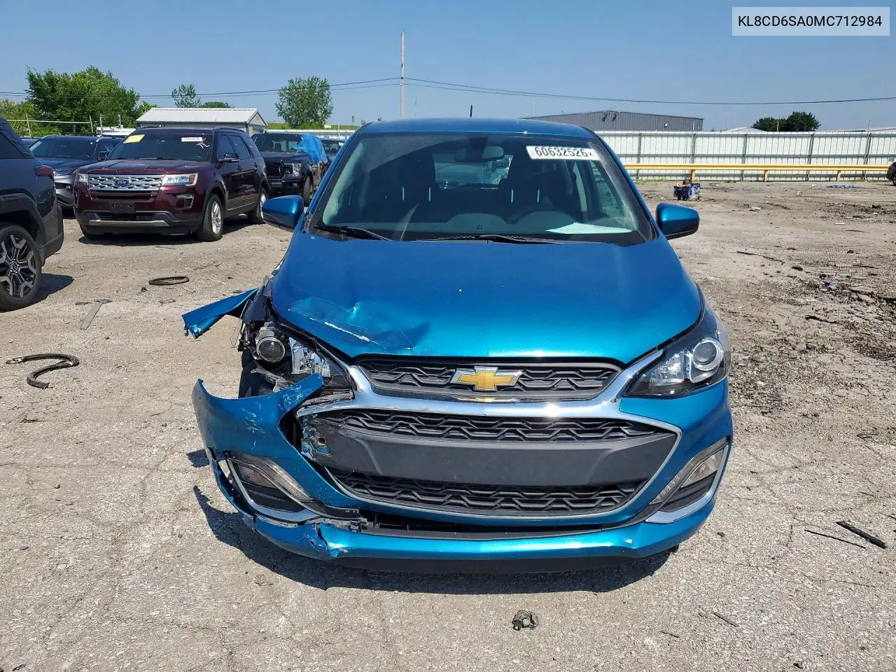 2021 Chevrolet Spark 1Lt VIN: KL8CD6SA0MC712984 Lot: 60632526
