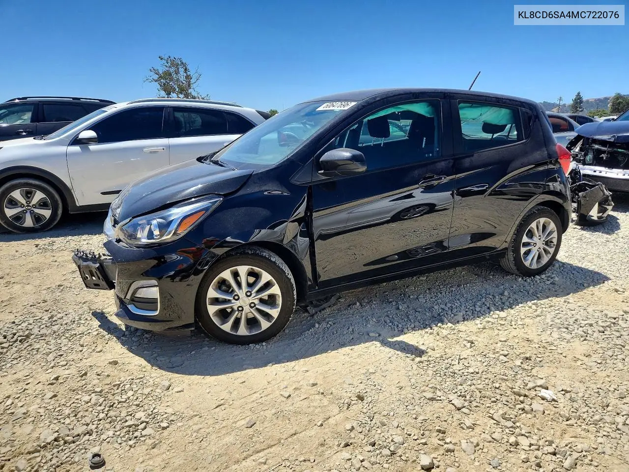 2021 Chevrolet Spark 1Lt VIN: KL8CD6SA4MC722076 Lot: 60647696